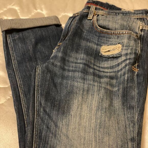 ✨2xHP✨Zara Destroyed Boyfriend Jeans✨ - Picture 2 of 7